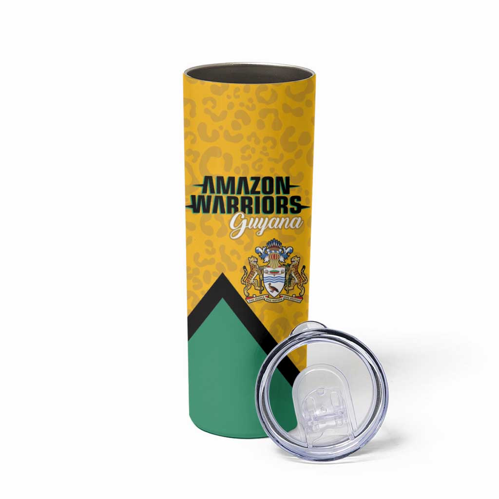 Guyana Cricket Custom Skinny Tumbler Amazon Warriors Est 2013 Version - Wonder Print Shop