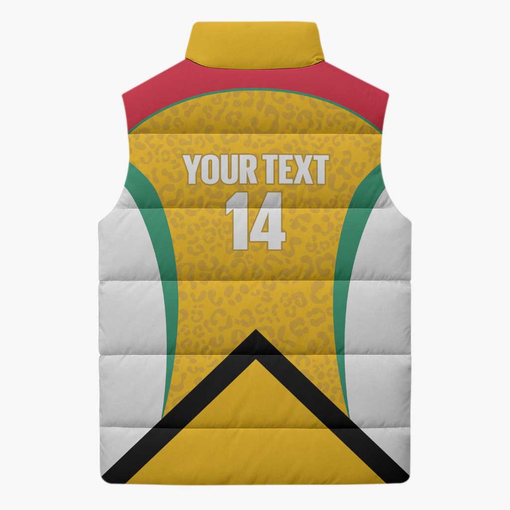 Guyana Cricket Custom Sleeveless Puffer Jacket Amazon Warriors Est 2013 Version - Wonder Print Shop