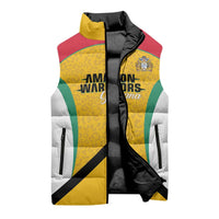 Guyana Cricket Custom Sleeveless Puffer Jacket Amazon Warriors Est 2013 Version - Wonder Print Shop