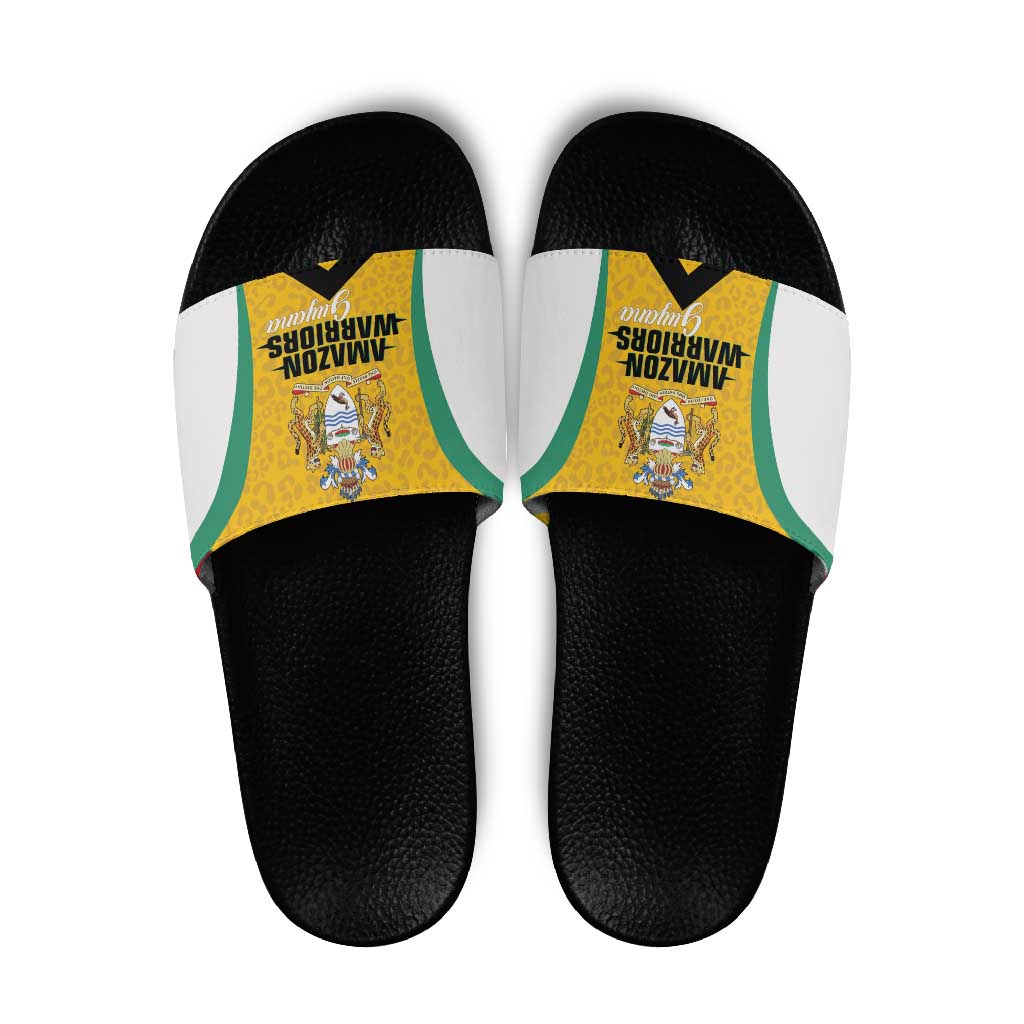 Guyana Cricket Slide Sandals Amazon Warriors Est 2013 Version - Wonder Print Shop