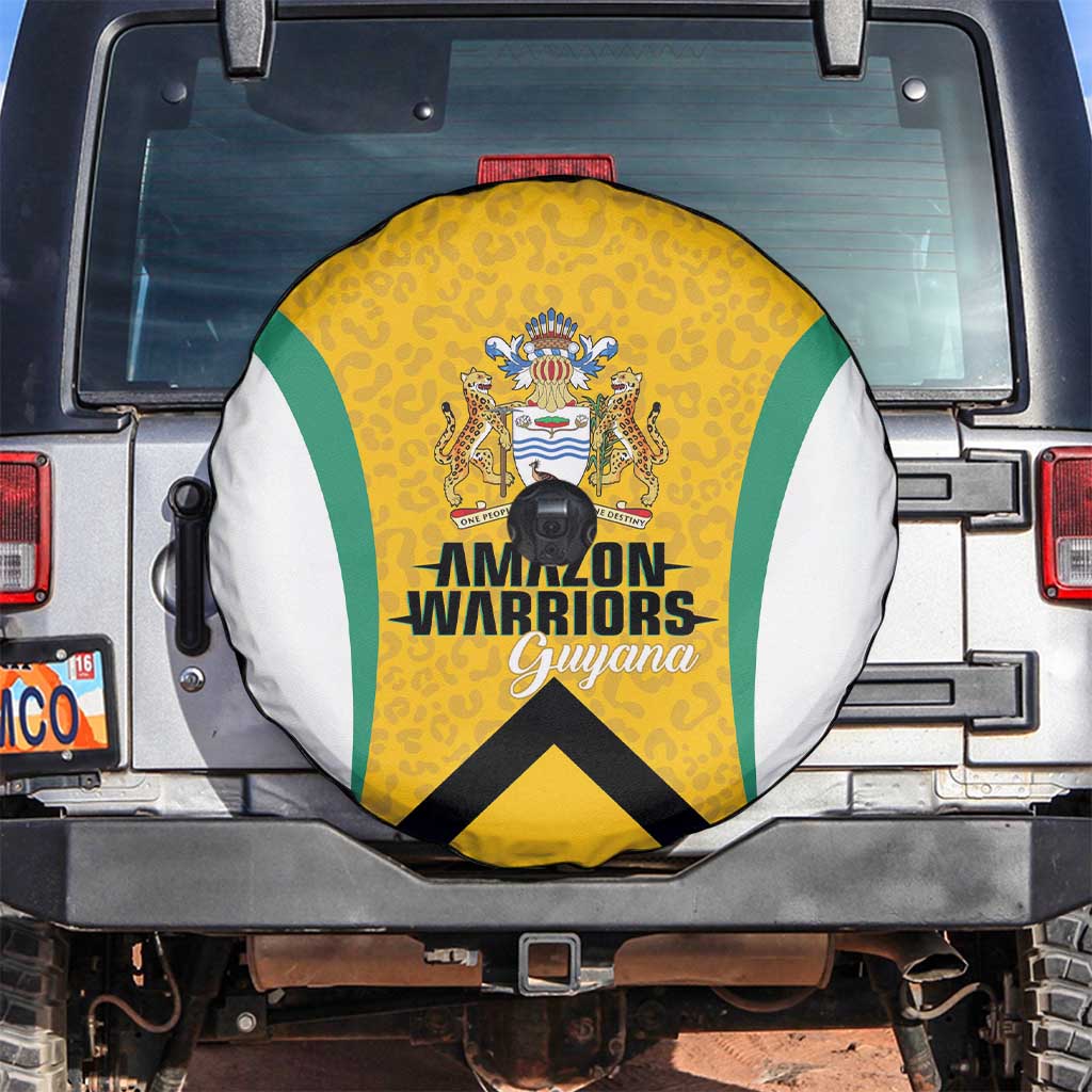 Guyana Cricket Spare Tire Cover Amazon Warriors Est 2013 Version - Wonder Print Shop
