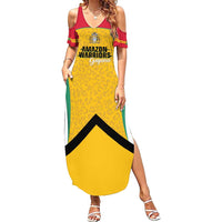 Guyana Cricket Custom Summer Maxi Dress Amazon Warriors Est 2013 Version - Wonder Print Shop