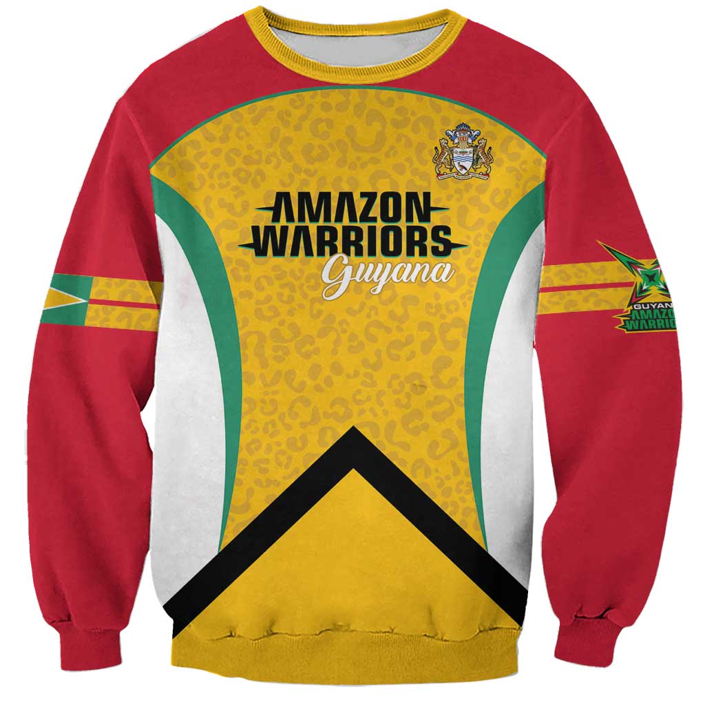 Guyana Cricket Custom Sweatshirt Amazon Warriors Est 2013 Version - Wonder Print Shop