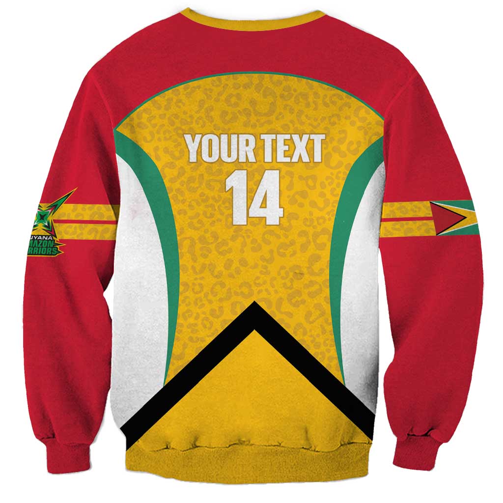 Guyana Cricket Custom Sweatshirt Amazon Warriors Est 2013 Version - Wonder Print Shop