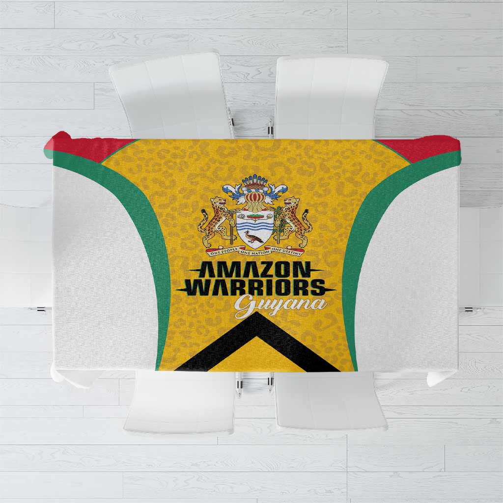 Guyana Cricket Tablecloth Amazon Warriors Est 2013 Version - Wonder Print Shop