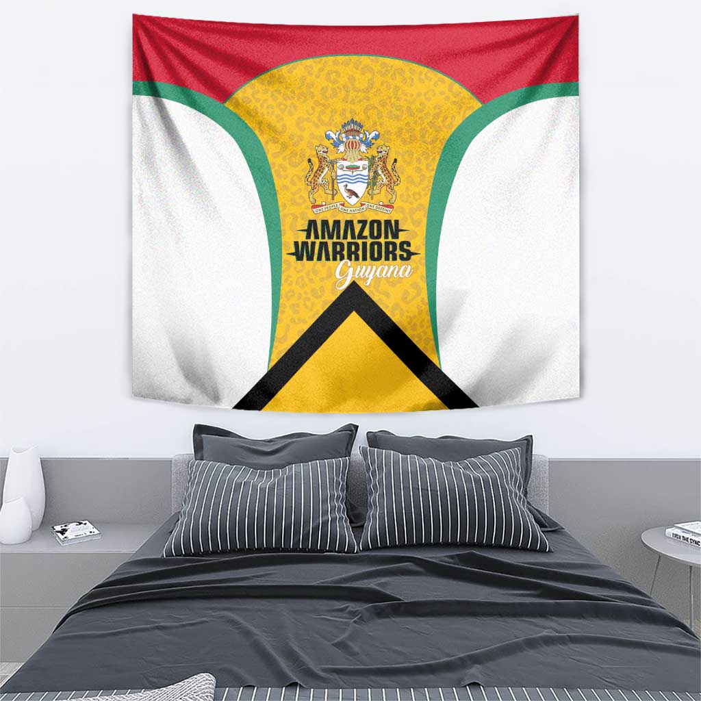 Guyana Cricket Tapestry Amazon Warriors Est 2013 Version - Wonder Print Shop
