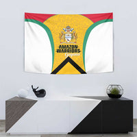 Guyana Cricket Tapestry Amazon Warriors Est 2013 Version - Wonder Print Shop