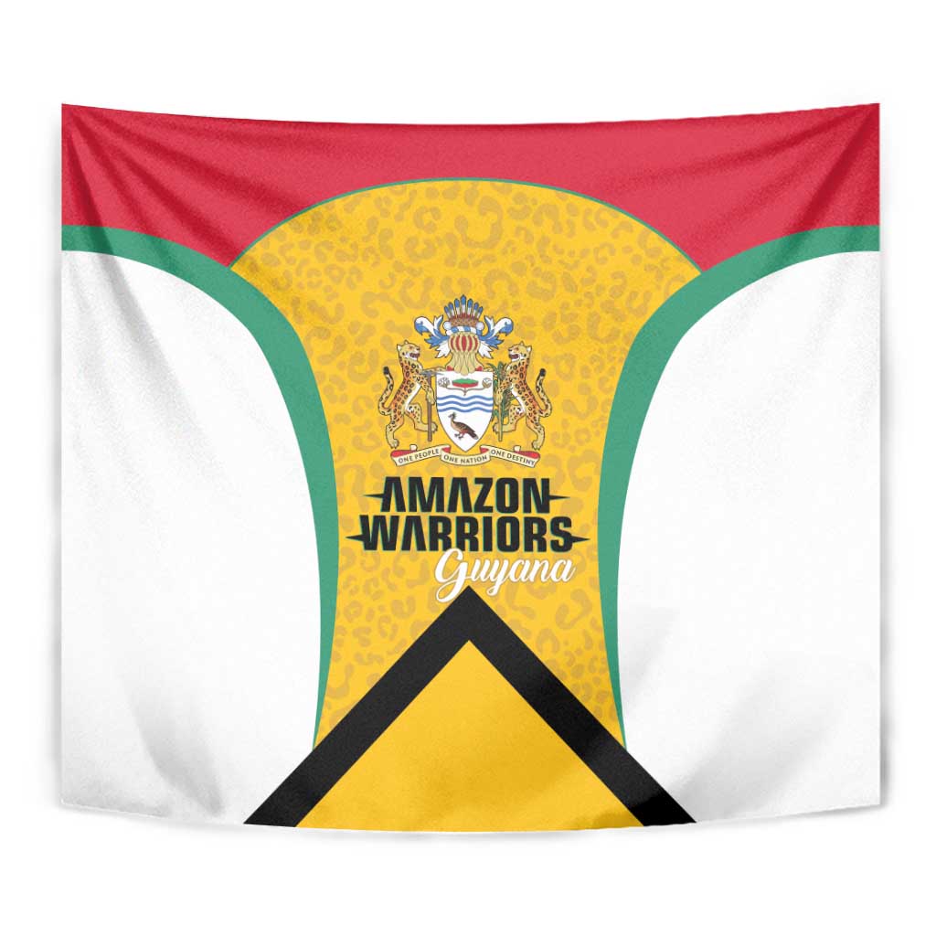 Guyana Cricket Tapestry Amazon Warriors Est 2013 Version - Wonder Print Shop