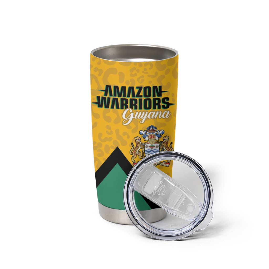 Guyana Cricket Custom Tumbler Cup Amazon Warriors Est 2013 Version - Wonder Print Shop