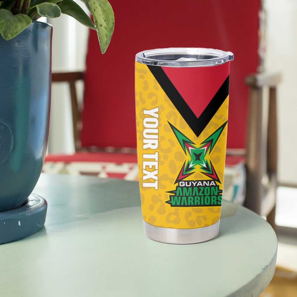 Guyana Cricket Custom Tumbler Cup Amazon Warriors Est 2013 Version - Wonder Print Shop