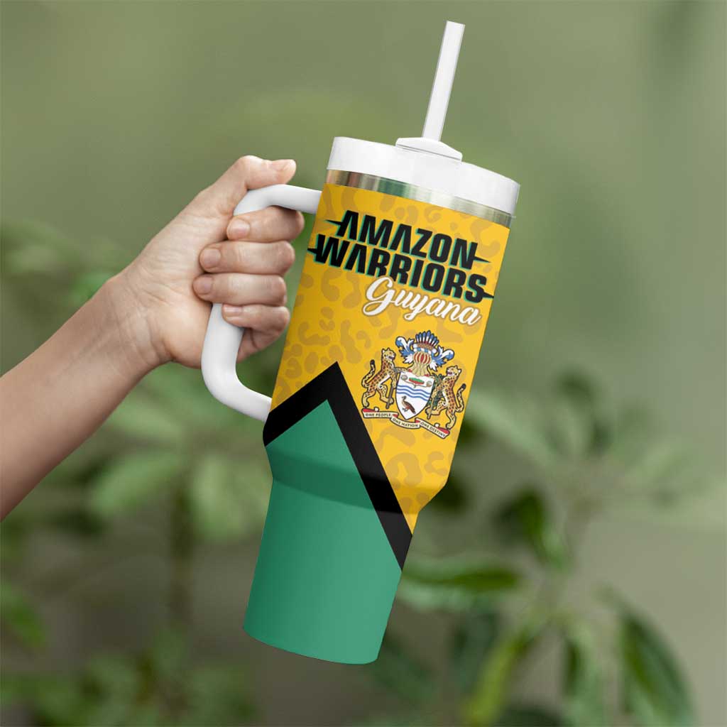 Guyana Cricket Custom Tumbler With Handle Amazon Warriors Est 2013 Version - Wonder Print Shop
