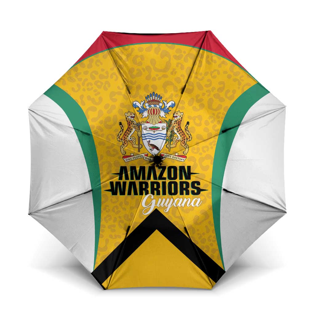 Guyana Cricket Umbrella Amazon Warriors Est 2013 Version - Wonder Print Shop