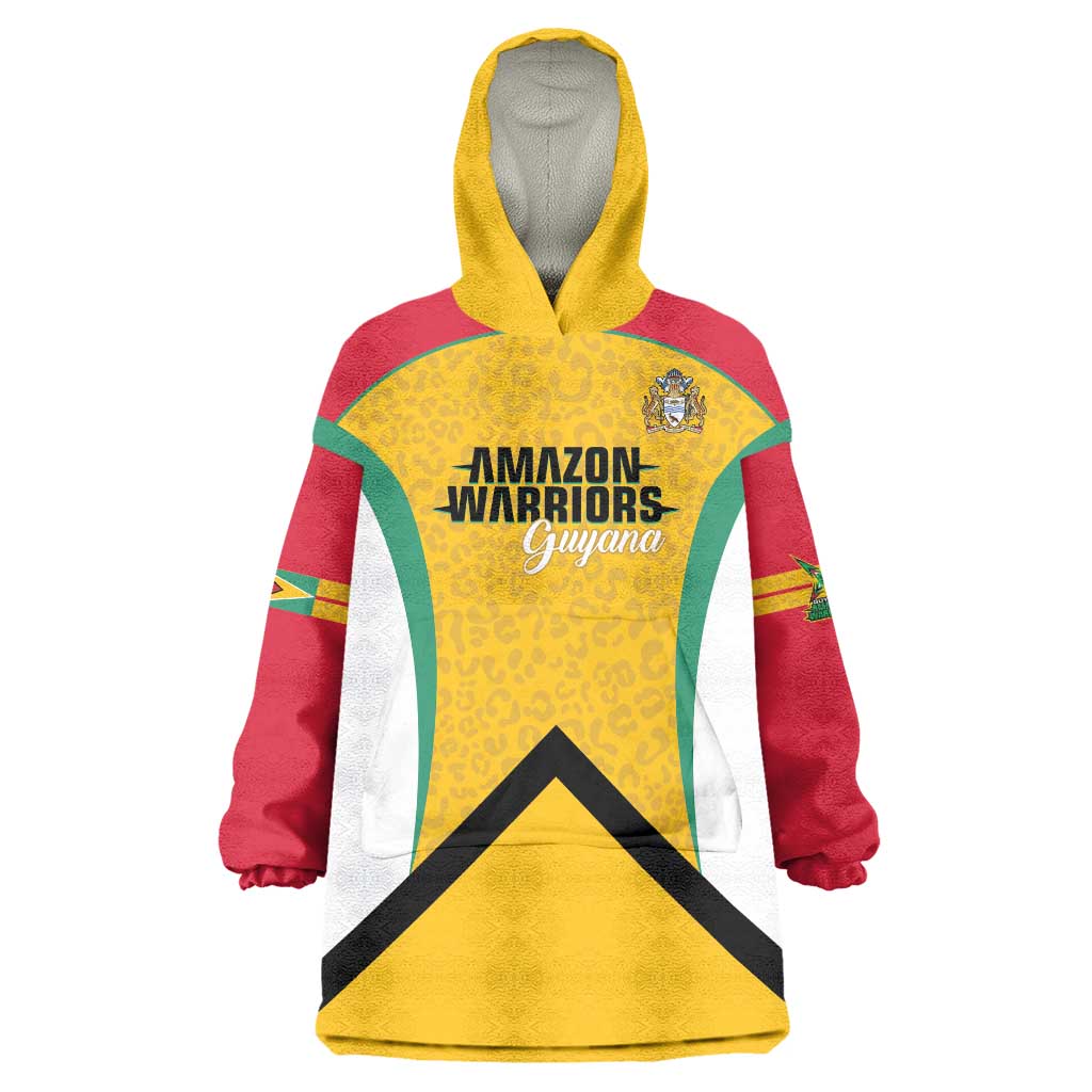 Guyana Cricket Custom Wearable Blanket Hoodie Amazon Warriors Est 2013 Version - Wonder Print Shop