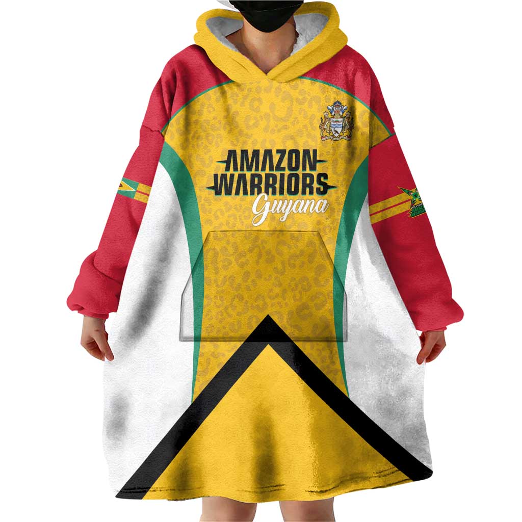 Guyana Cricket Custom Wearable Blanket Hoodie Amazon Warriors Est 2013 Version - Wonder Print Shop