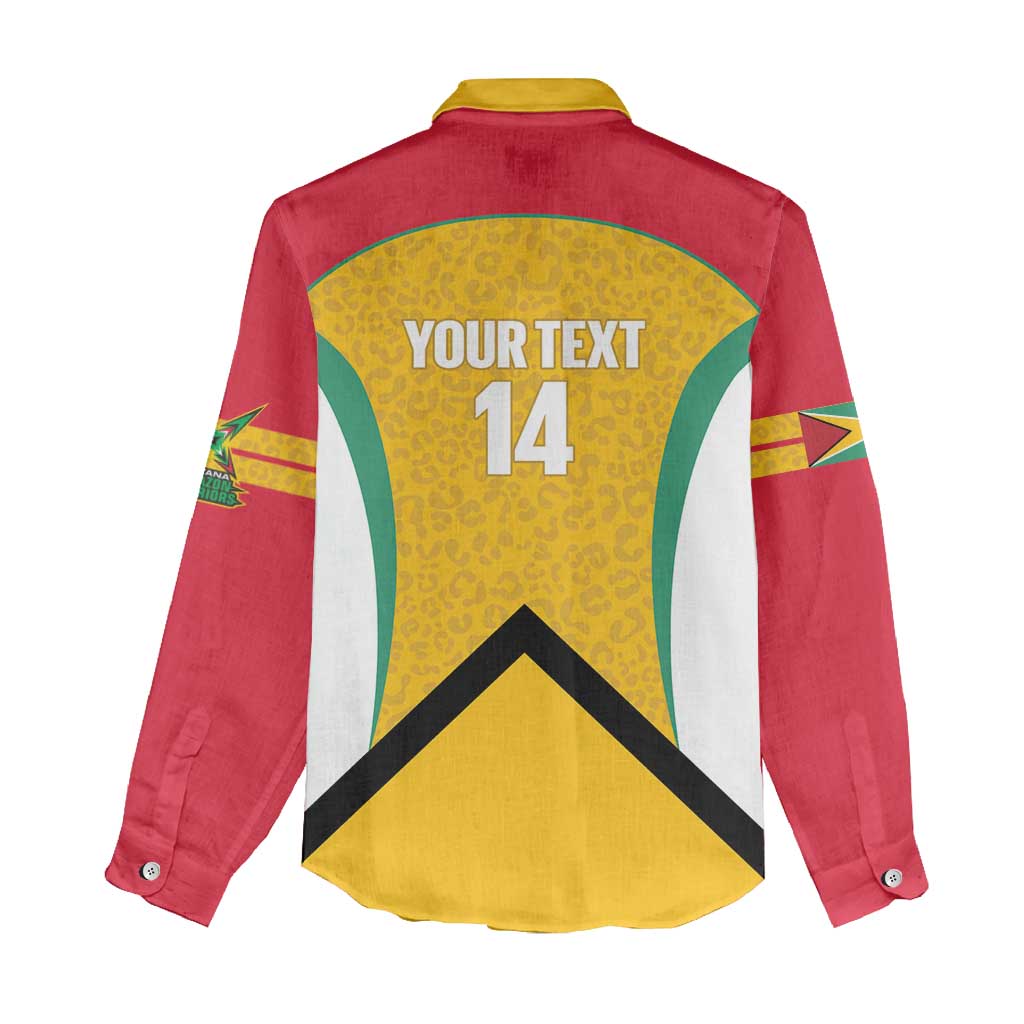 Guyana Cricket Custom Women Casual Shirt Amazon Warriors Est 2013 Version - Wonder Print Shop