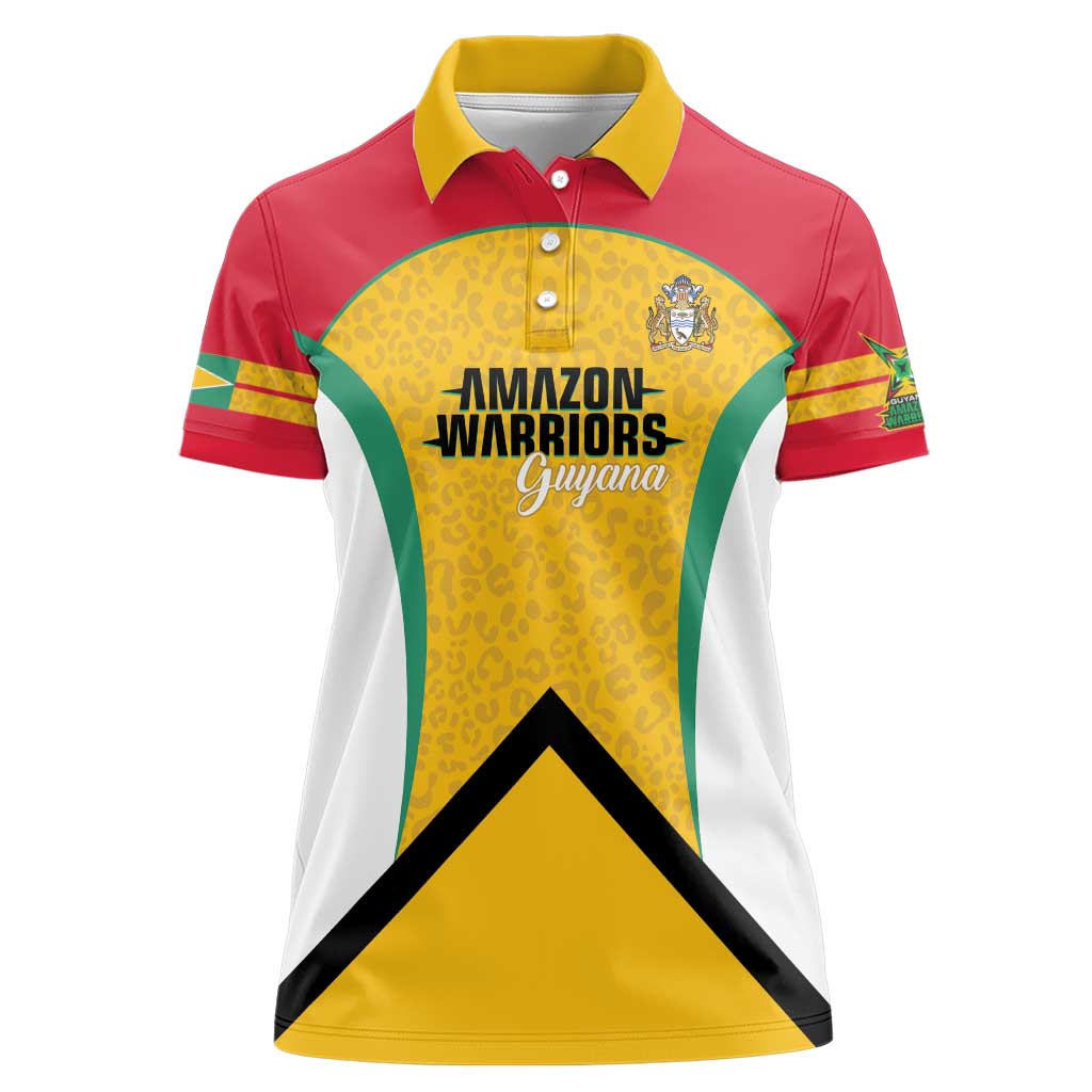 Guyana Cricket Custom Women Polo Shirt Amazon Warriors Est 2013 Version - Wonder Print Shop