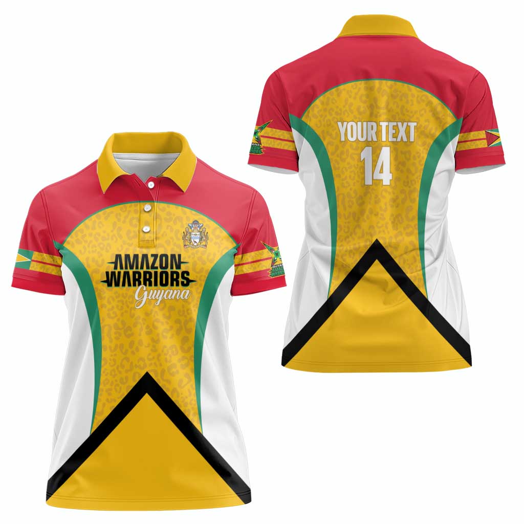 Guyana Cricket Custom Women Polo Shirt Amazon Warriors Est 2013 Version - Wonder Print Shop