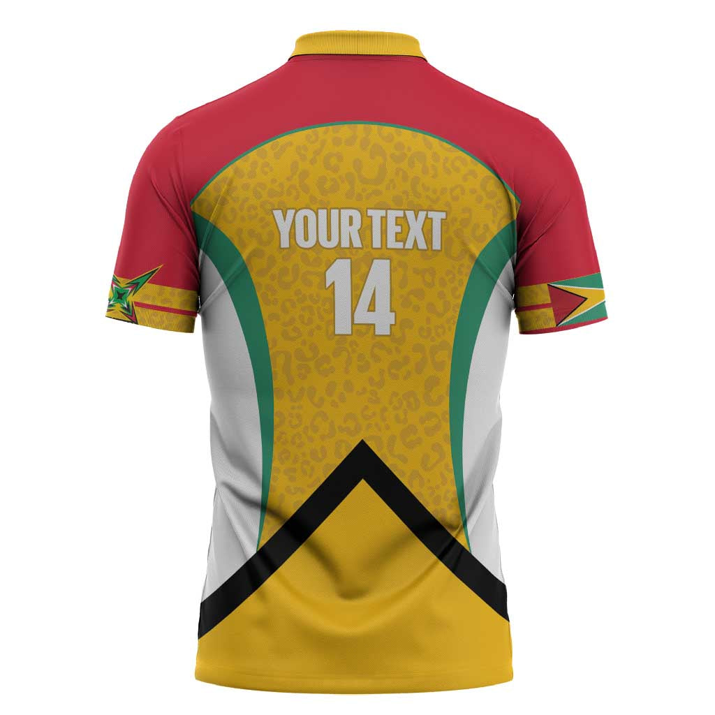 Guyana Cricket Custom Zipper Polo Shirt Amazon Warriors Est 2013 Version - Wonder Print Shop