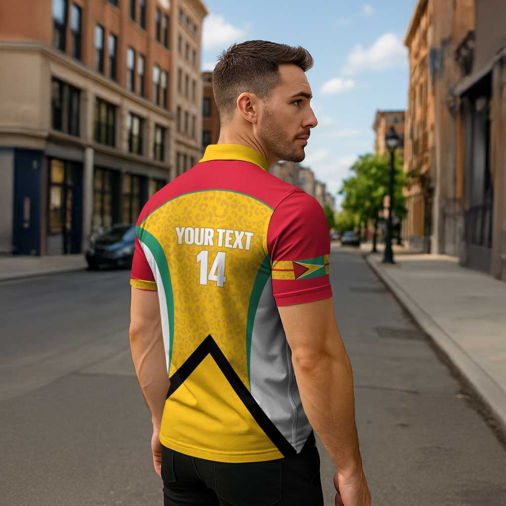 Guyana Cricket Custom Zipper Polo Shirt Amazon Warriors Est 2013 Version - Wonder Print Shop