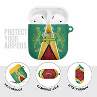 Custom Guyana Cricket Amazon Warriors AirPods Case Flag Style - Wonder Print Shop