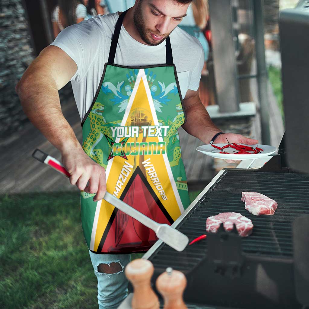 Custom Guyana Cricket Amazon Warriors Apron Flag Style - Wonder Print Shop