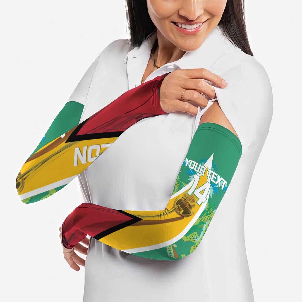 Custom Guyana Cricket Amazon Warriors Arm Sleeves Flag Style - Wonder Print Shop