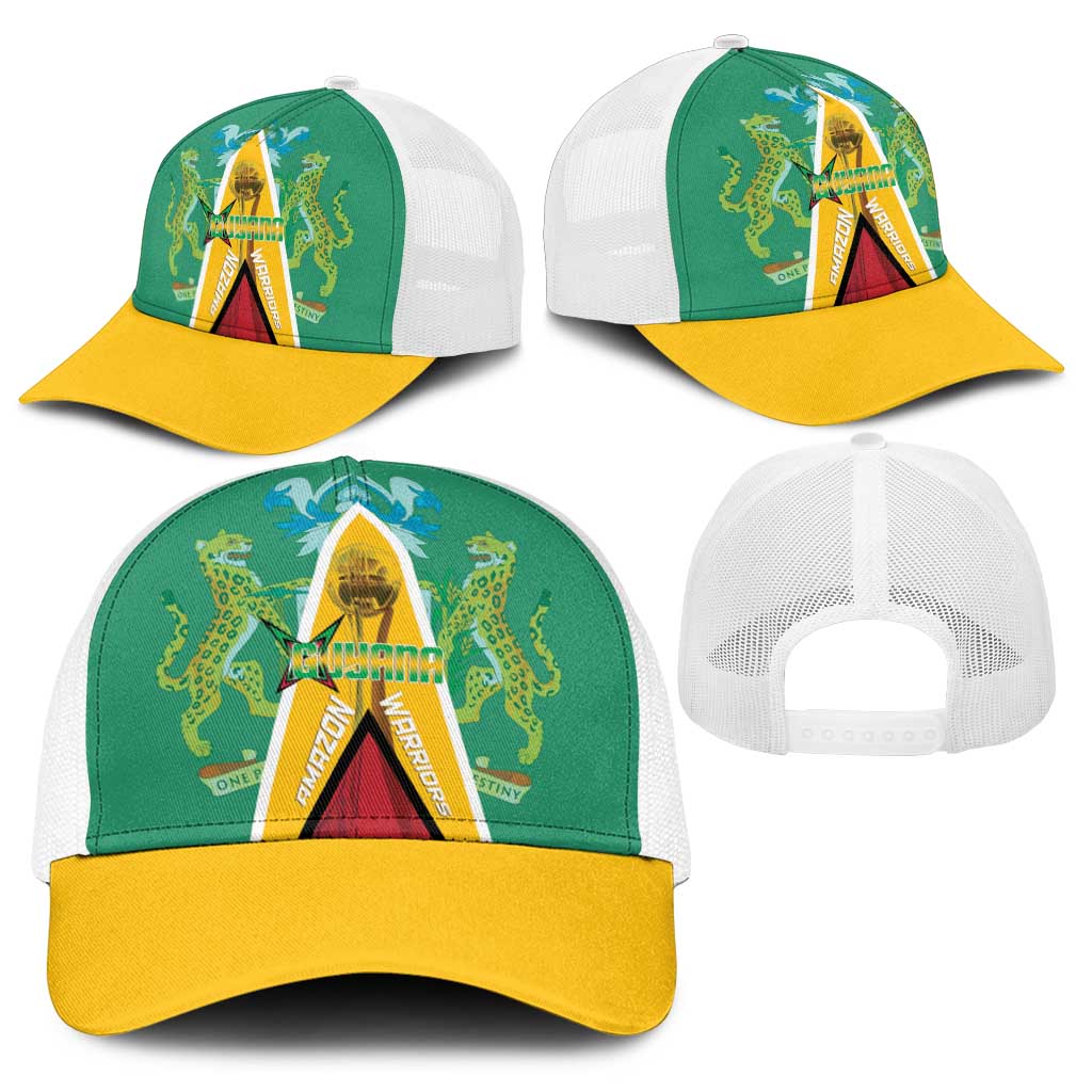 Guyana Cricket Amazon Warriors Baseball Net Cap Flag Style - Wonder Print Shop