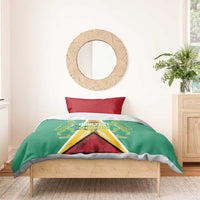 Custom Guyana Cricket Amazon Warriors Bedding Set Flag Style - Wonder Print Shop