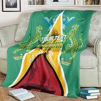 Custom Guyana Cricket Amazon Warriors Blanket Flag Style - Wonder Print Shop