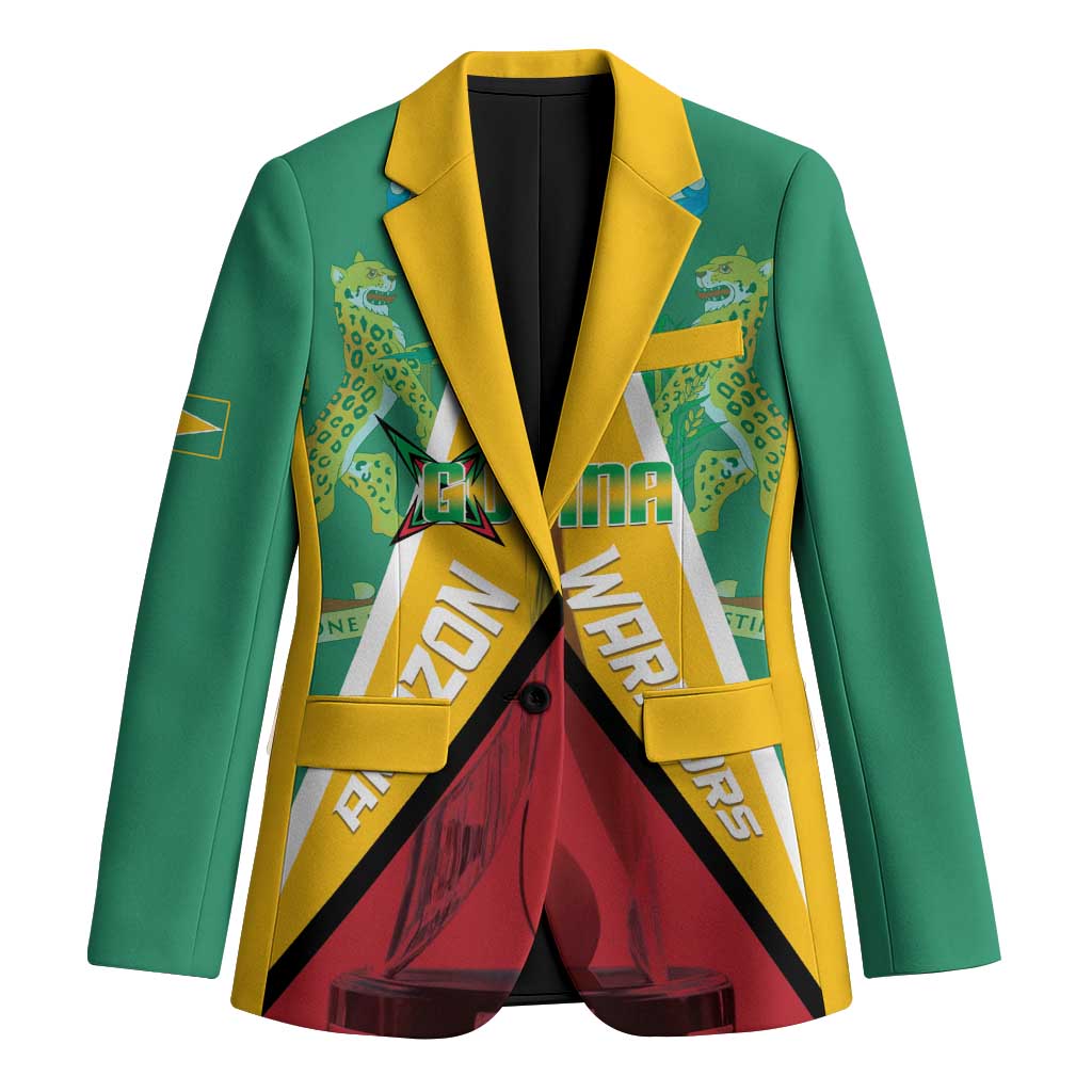 Custom Guyana Cricket Amazon Warriors Blazer Flag Style - Wonder Print Shop