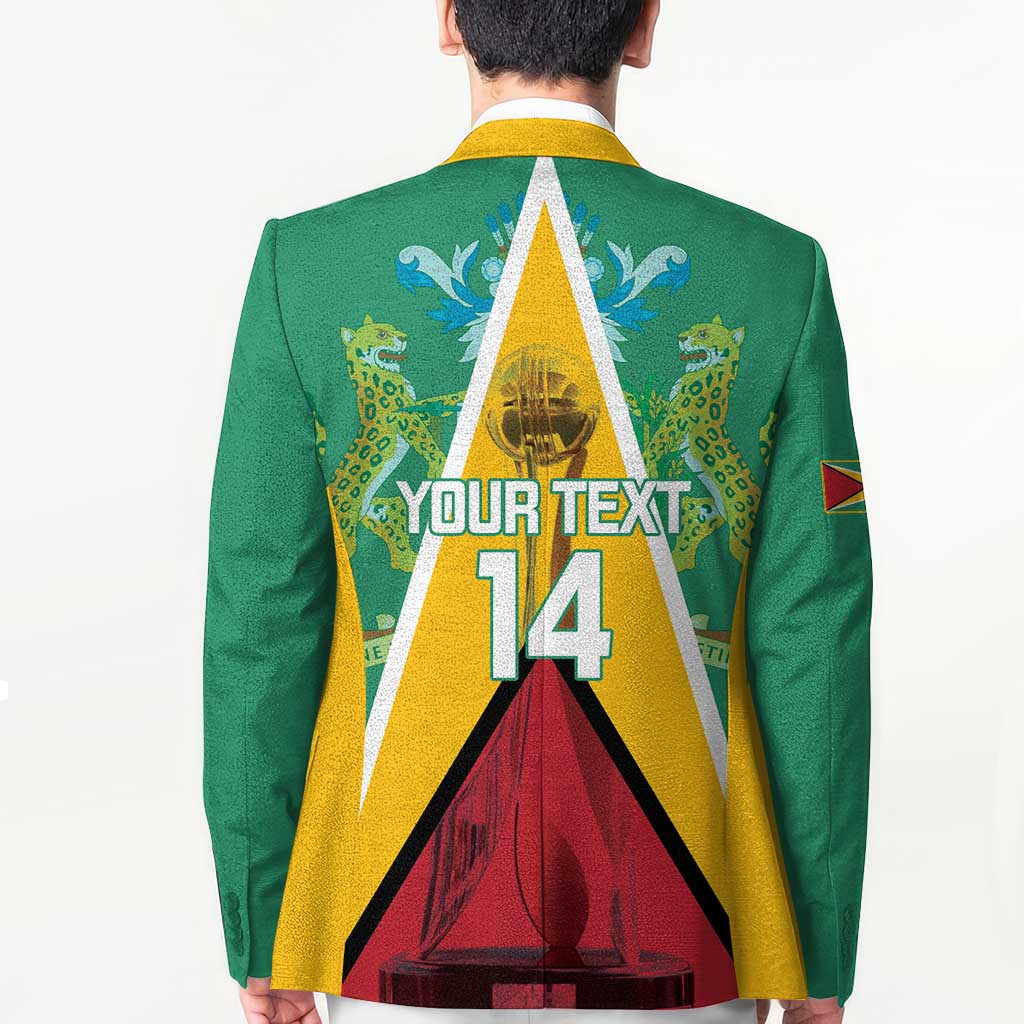 Custom Guyana Cricket Amazon Warriors Blazer Flag Style - Wonder Print Shop