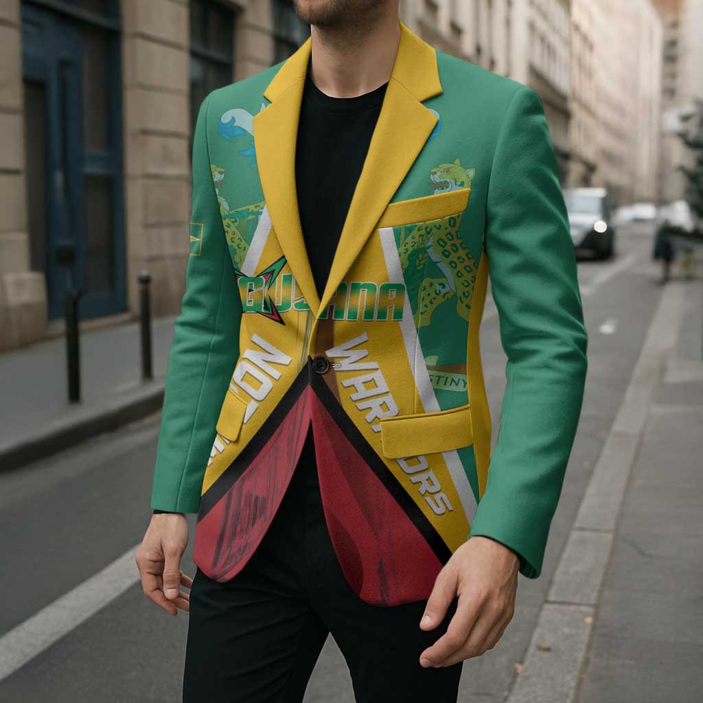 Custom Guyana Cricket Amazon Warriors Blazer Flag Style - Wonder Print Shop