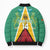 Custom Guyana Cricket Amazon Warriors Bomber Puffer Jacket Flag Style - Wonder Print Shop