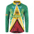 Custom Guyana Cricket Amazon Warriors Button Sweatshirt Flag Style - Wonder Print Shop