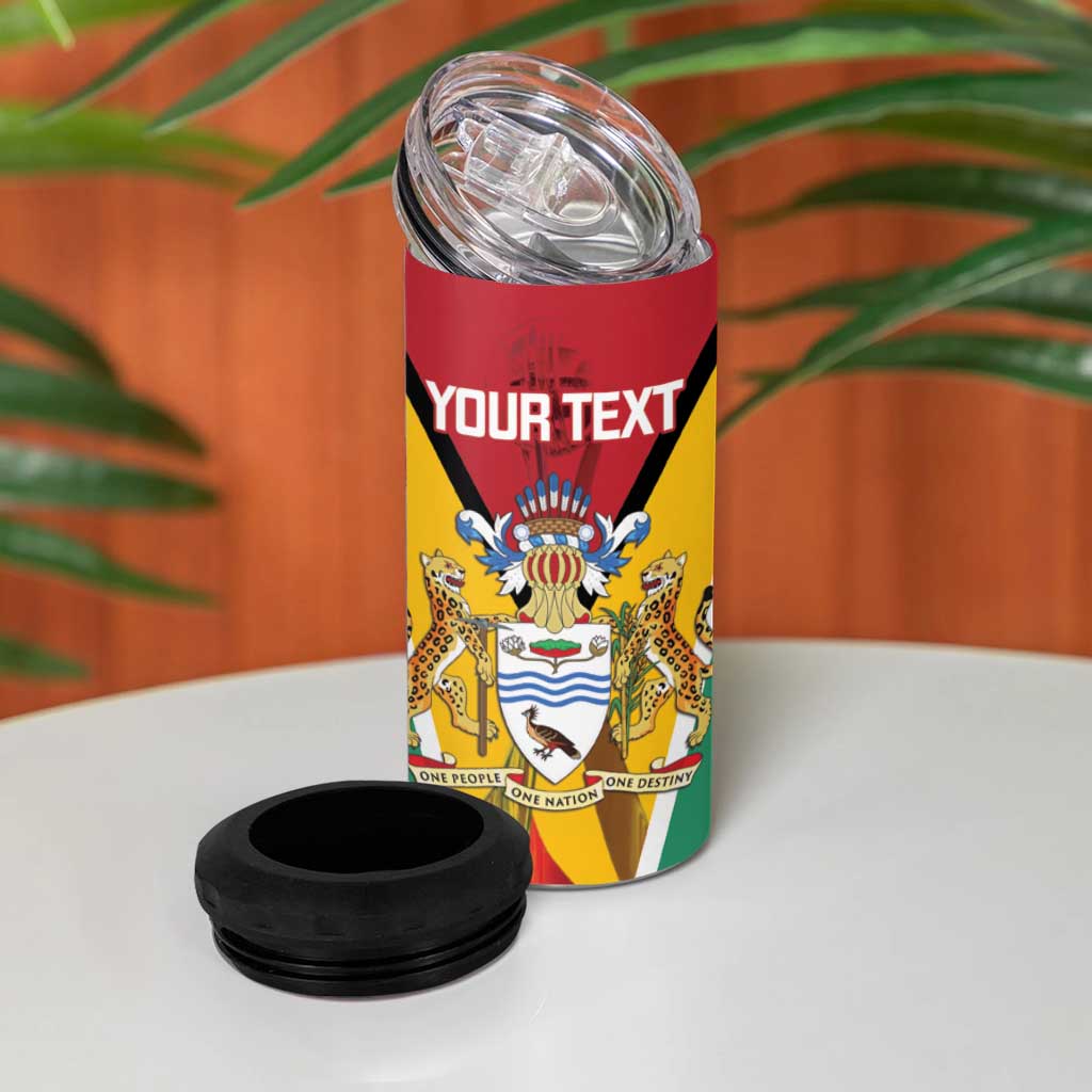 Custom Guyana Cricket Amazon Warriors 4 in 1 Can Cooler Tumbler Flag Style - Wonder Print Shop