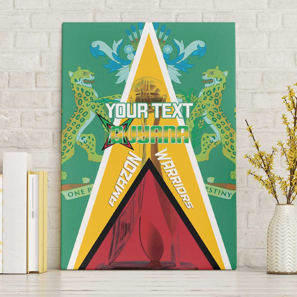 Custom Guyana Cricket Amazon Warriors Canvas Wall Art Flag Style - Wonder Print Shop