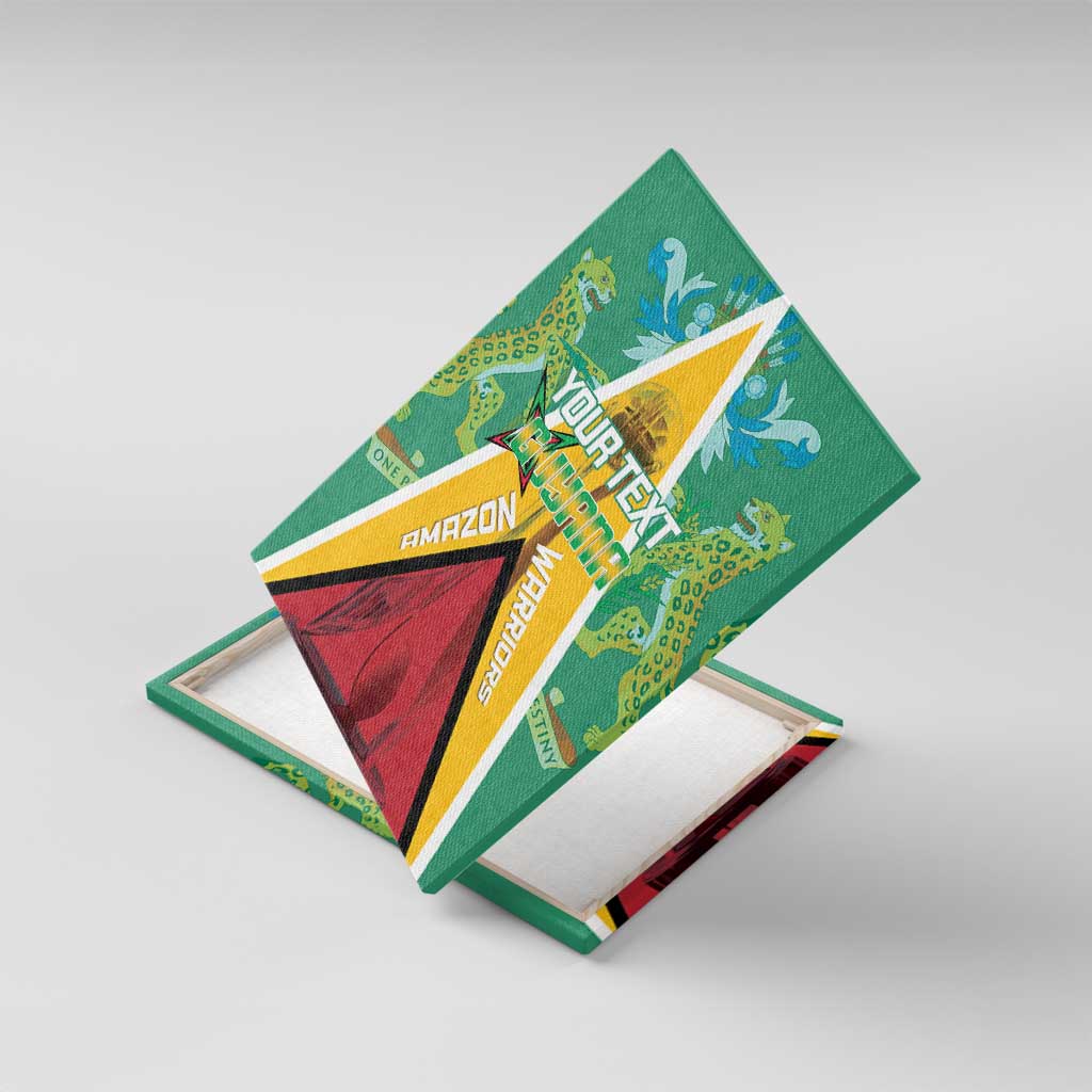 Custom Guyana Cricket Amazon Warriors Canvas Wall Art Flag Style - Wonder Print Shop