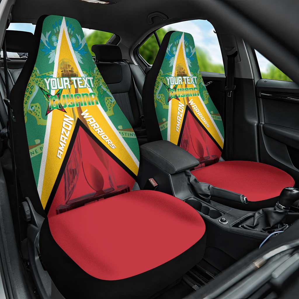Custom Guyana Cricket Amazon Warriors Car Seat Cover Flag Style - Wonder Print Shop