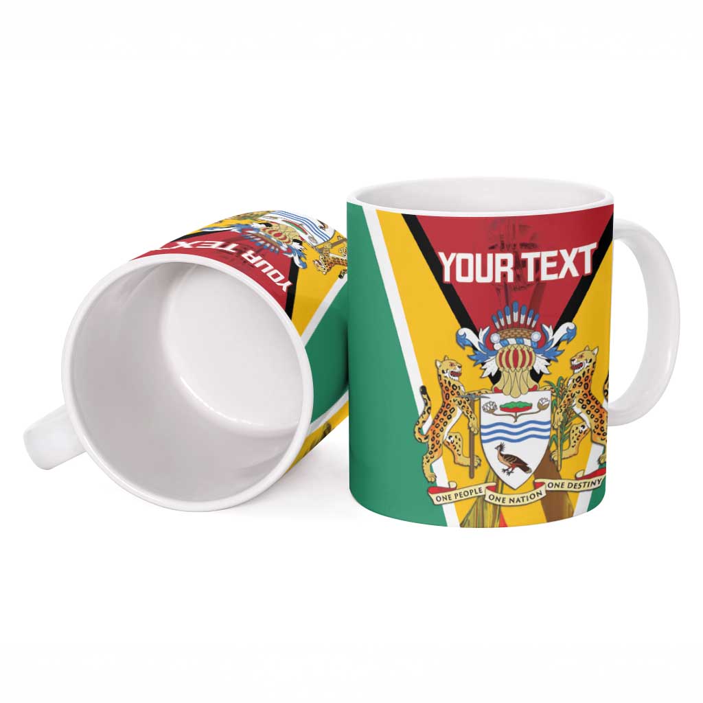 Custom Guyana Cricket Amazon Warriors Ceramic Mug Flag Style - Wonder Print Shop