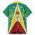 Custom Guyana Cricket Amazon Warriors Family Matching Mermaid Dress and Hawaiian Shirt Flag Style - Wonder Print Shop
