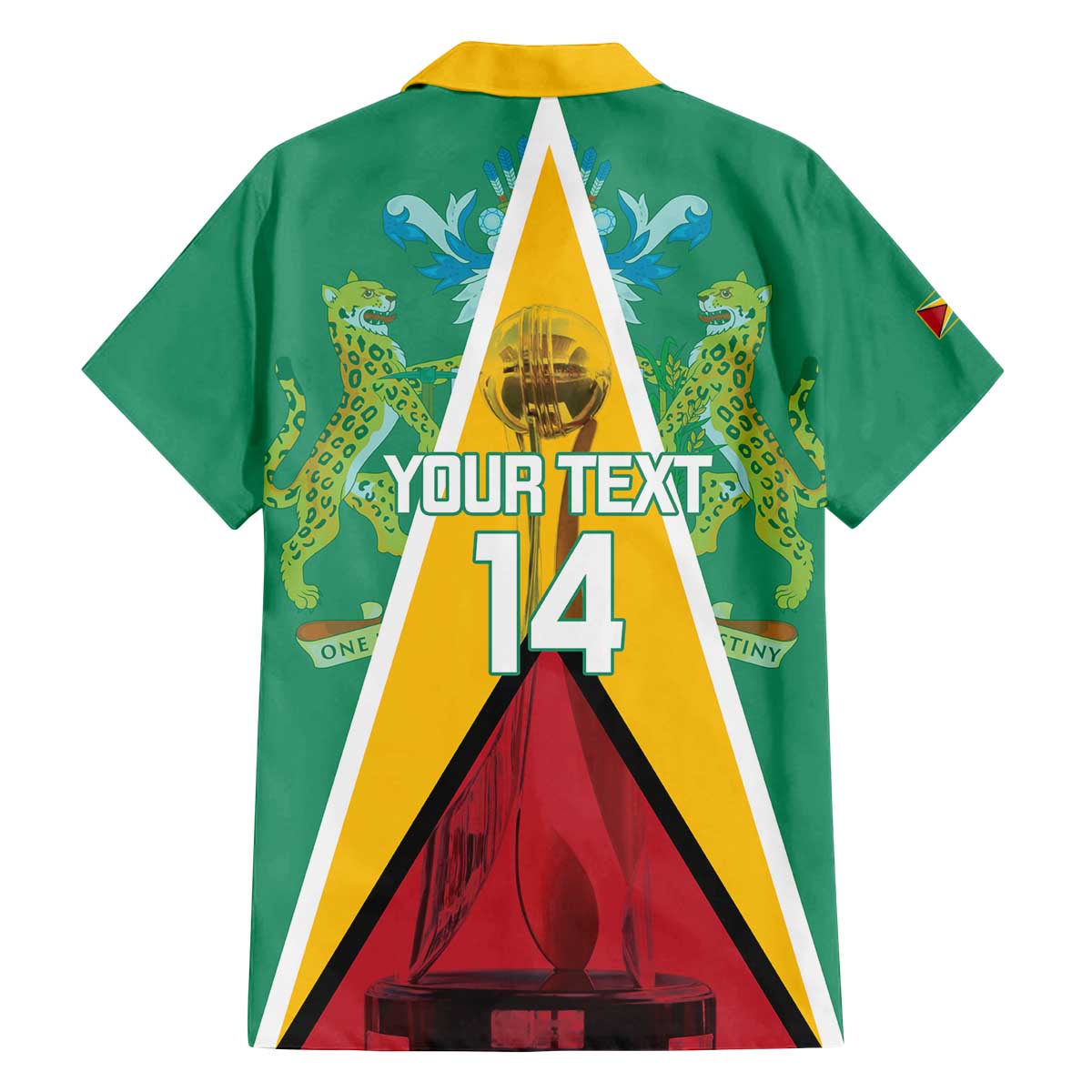 Custom Guyana Cricket Amazon Warriors Family Matching Off The Shoulder Long Sleeve Dress and Hawaiian Shirt Flag Style - Wonder Print Shop