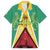 Custom Guyana Cricket Amazon Warriors Family Matching Off Shoulder Maxi Dress and Hawaiian Shirt Flag Style - Wonder Print Shop