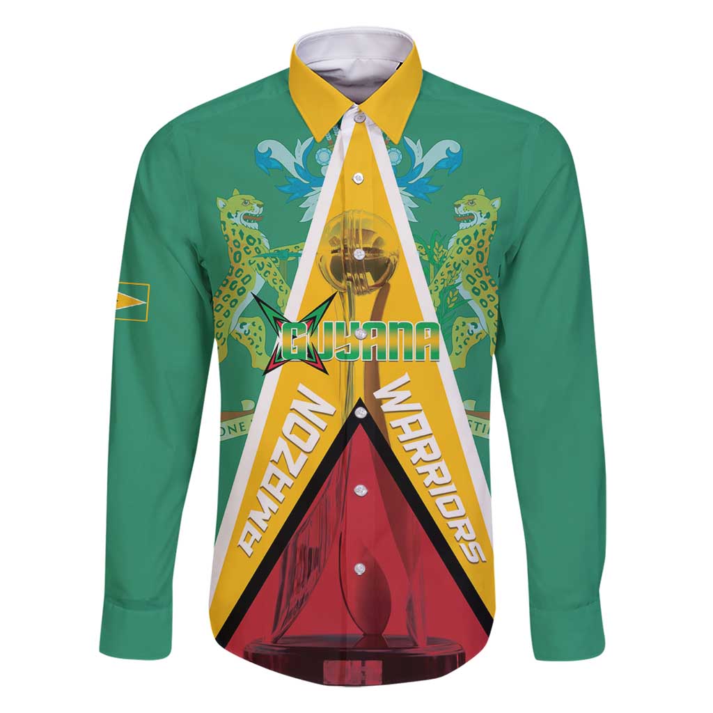 Custom Guyana Cricket Amazon Warriors Family Matching Off Shoulder Short Dress and Hawaiian Shirt Flag Style - Wonder Print Shop