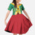 Custom Guyana Cricket Amazon Warriors Family Matching Puletasi and Hawaiian Shirt Flag Style - Wonder Print Shop