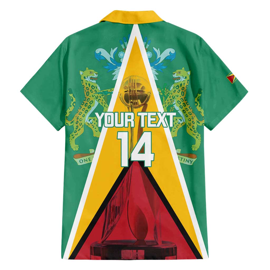 Custom Guyana Cricket Amazon Warriors Family Matching Puletasi and Hawaiian Shirt Flag Style - Wonder Print Shop