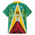 Custom Guyana Cricket Amazon Warriors Family Matching Summer Maxi Dress and Hawaiian Shirt Flag Style - Wonder Print Shop