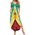 Custom Guyana Cricket Amazon Warriors Family Matching Summer Maxi Dress and Hawaiian Shirt Flag Style - Wonder Print Shop