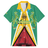 Custom Guyana Cricket Amazon Warriors Family Matching Tank Maxi Dress and Hawaiian Shirt Flag Style - Wonder Print Shop