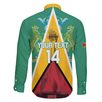 Custom Guyana Cricket Amazon Warriors Family Matching Tank Maxi Dress and Hawaiian Shirt Flag Style - Wonder Print Shop