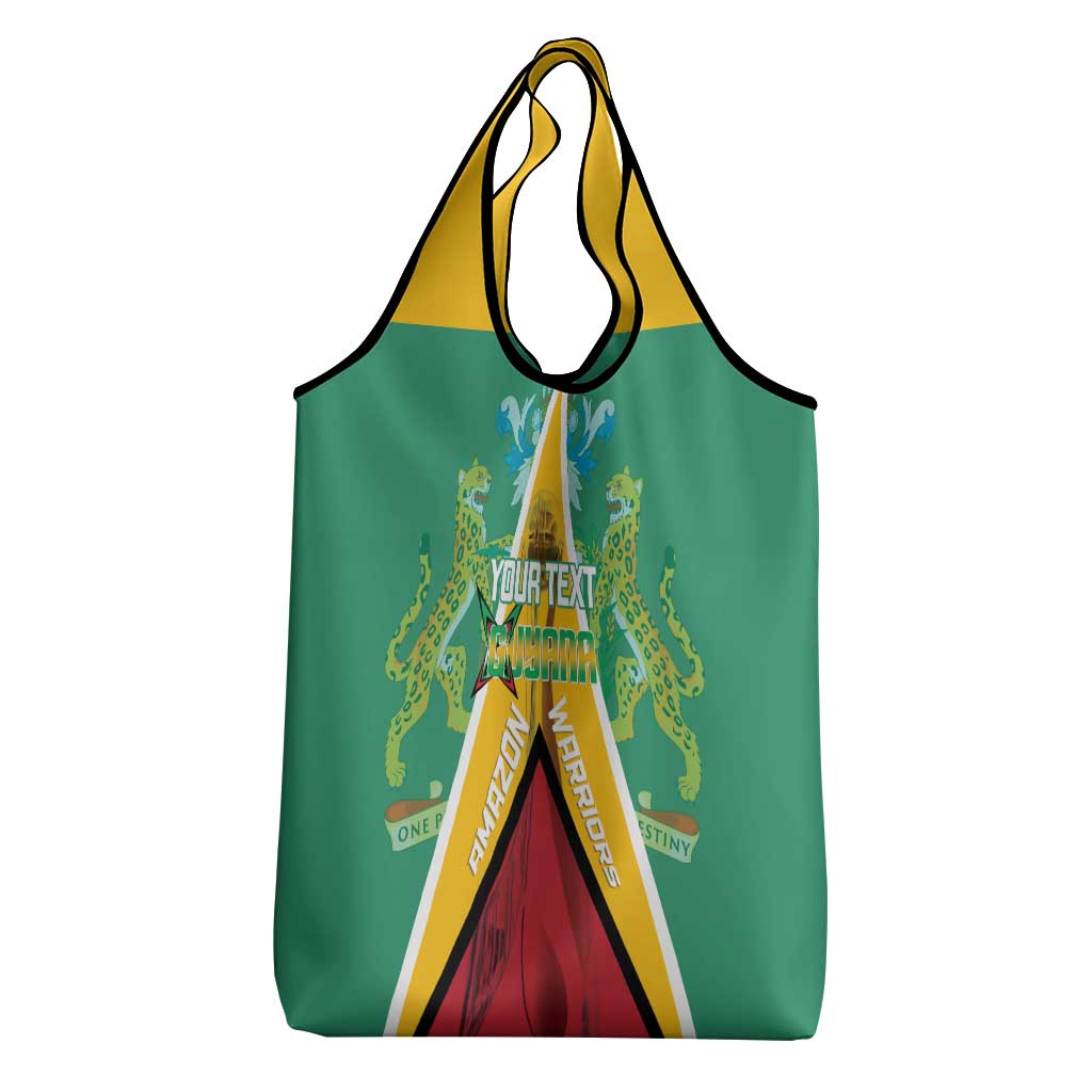 Custom Guyana Cricket Amazon Warriors Grocery Bag Flag Style - Wonder Print Shop